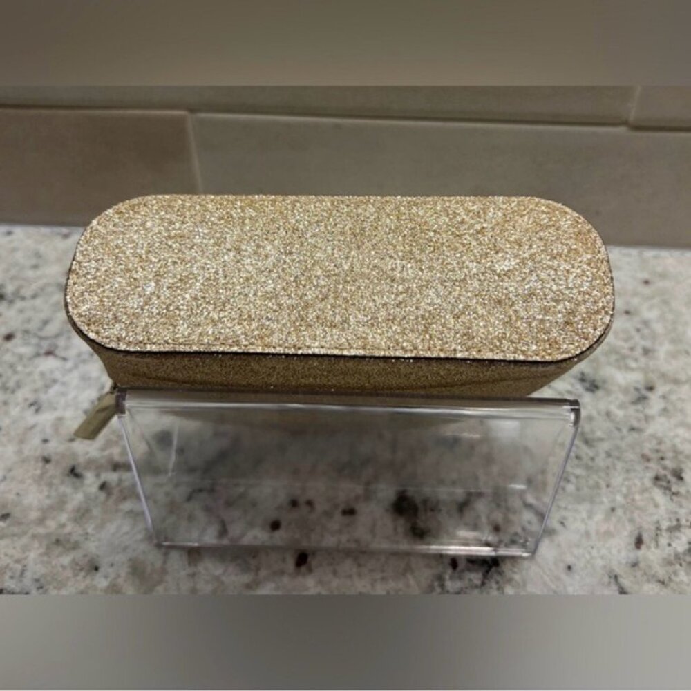 ๐ Kate Spade Gold Glitter Small Bag 6.5โ x 4.5โ - Picture 7 of 11